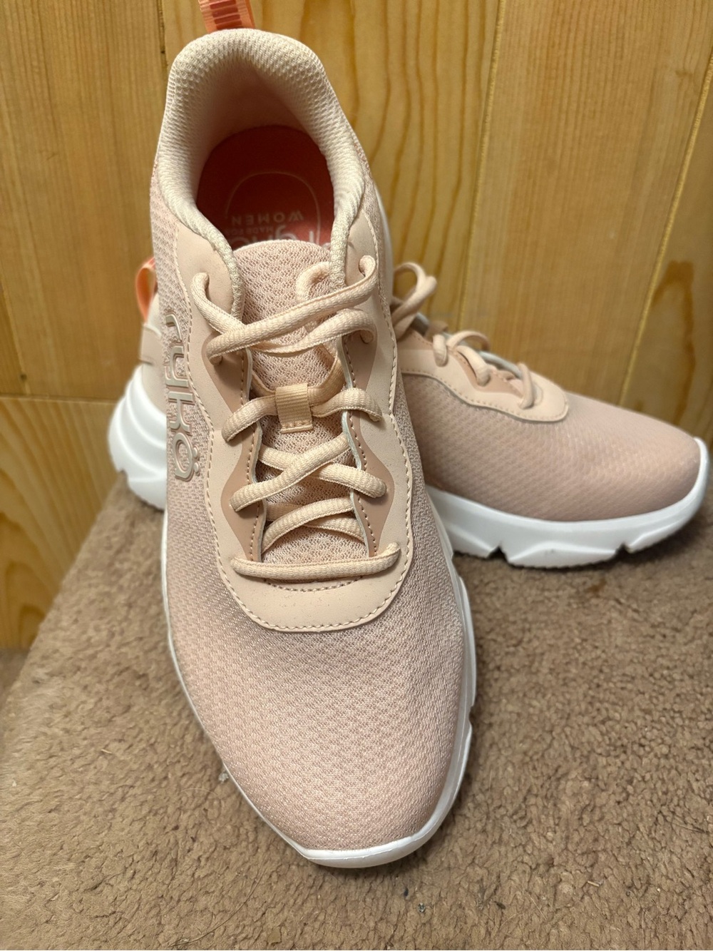Ryka Women's Athletic Sneakers in Blush Pink